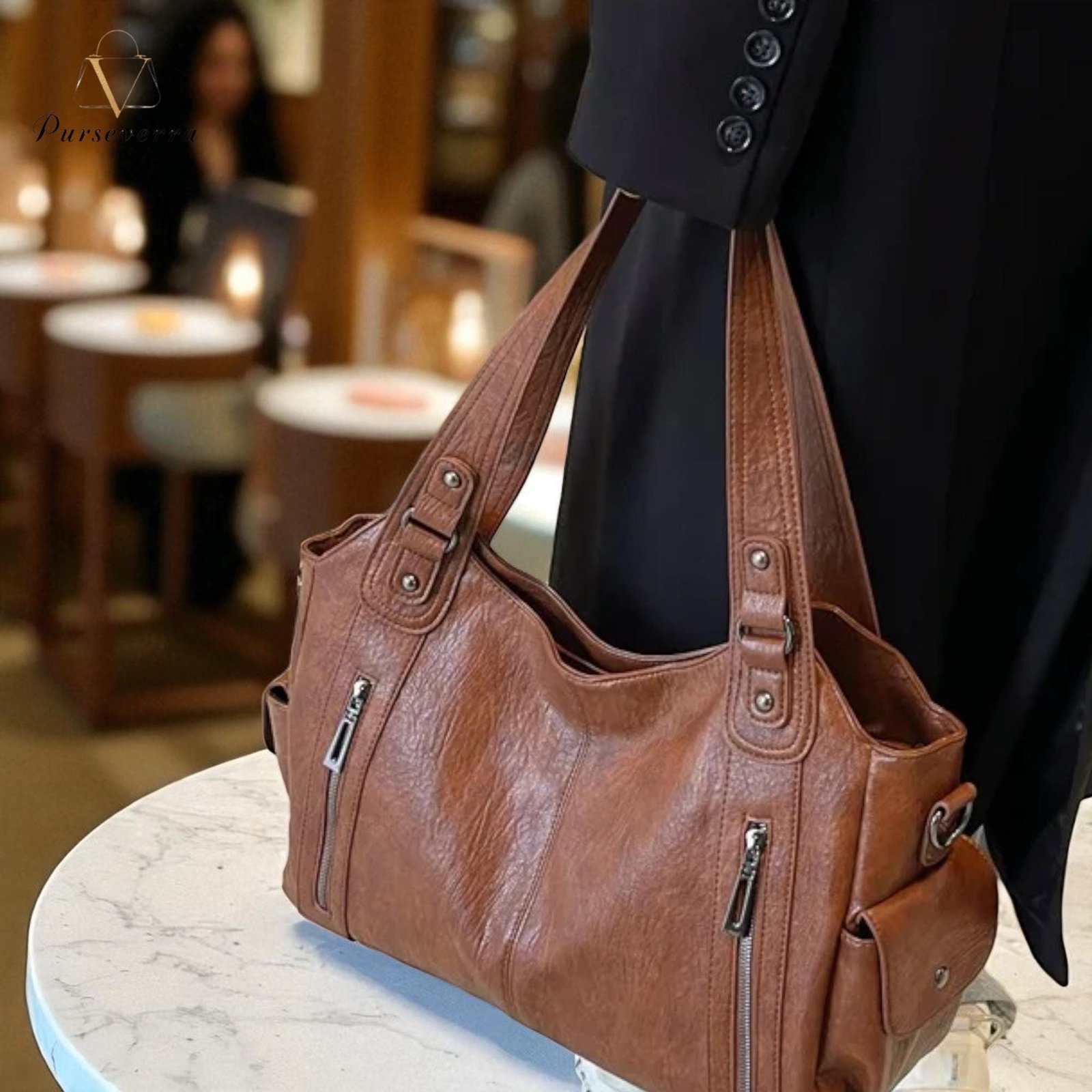 black pu leather shoulder bag | stylish crossbody purse | soft everyday handbag for women black pu leather shoulder bag | stylish crossbody purse | soft everyday handbag for women