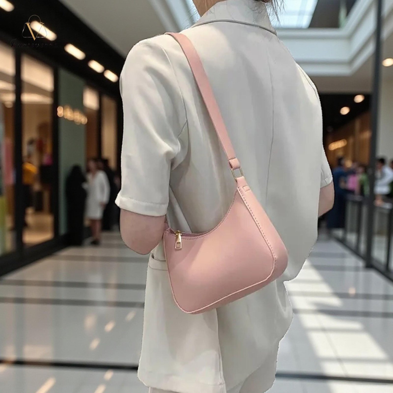 pu leather underarm shoulder bag: retro fashion handbag pu leather underarm shoulder bag: retro fashion handbag