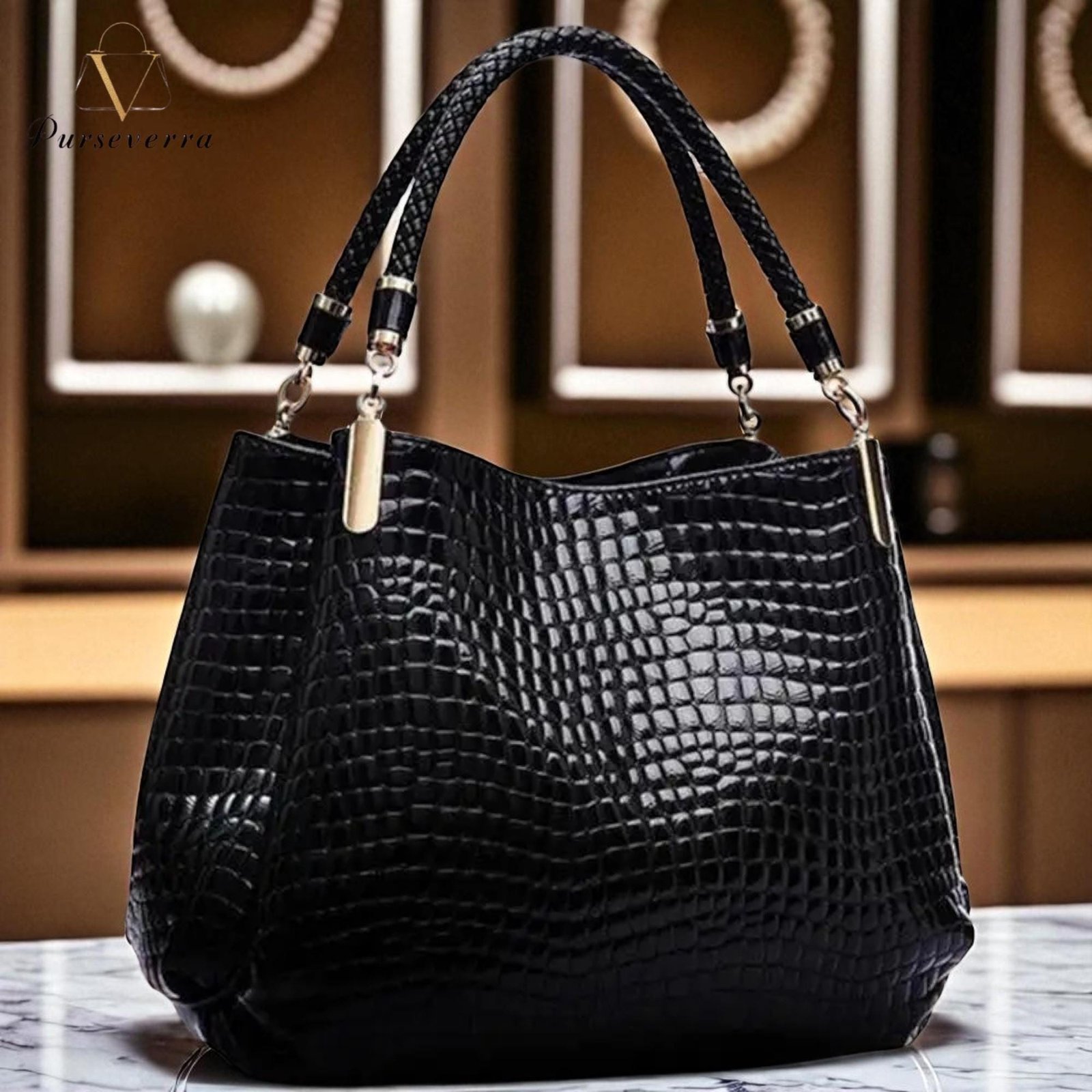 pu leather shoulder bag for women | serpentine pattern tote | fashion crossbody purse, travel handbag & gift for her pu leather shoulder bag for women | serpentine pattern tote | fashion crossbody purse, travel handbag & gift for her