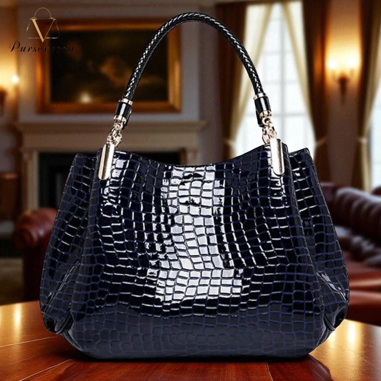 pu leather shoulder bag for women | serpentine pattern tote | fashion crossbody purse, travel handbag & gift for her pu leather shoulder bag for women | serpentine pattern tote | fashion crossbody purse, travel handbag & gift for her