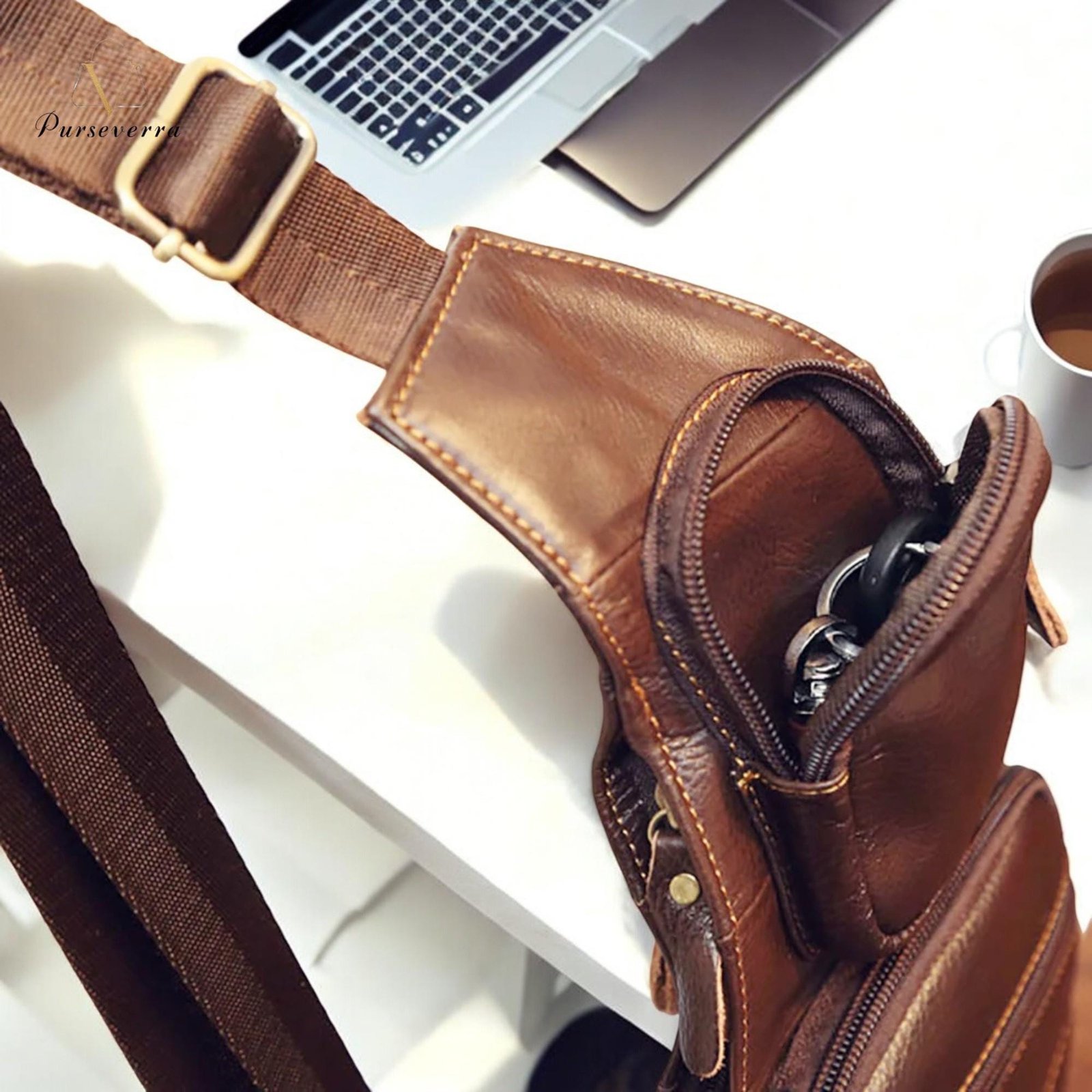 genuine leather half moon sling backpack: versatile travel bag genuine leather half moon sling backpack: versatile travel bag