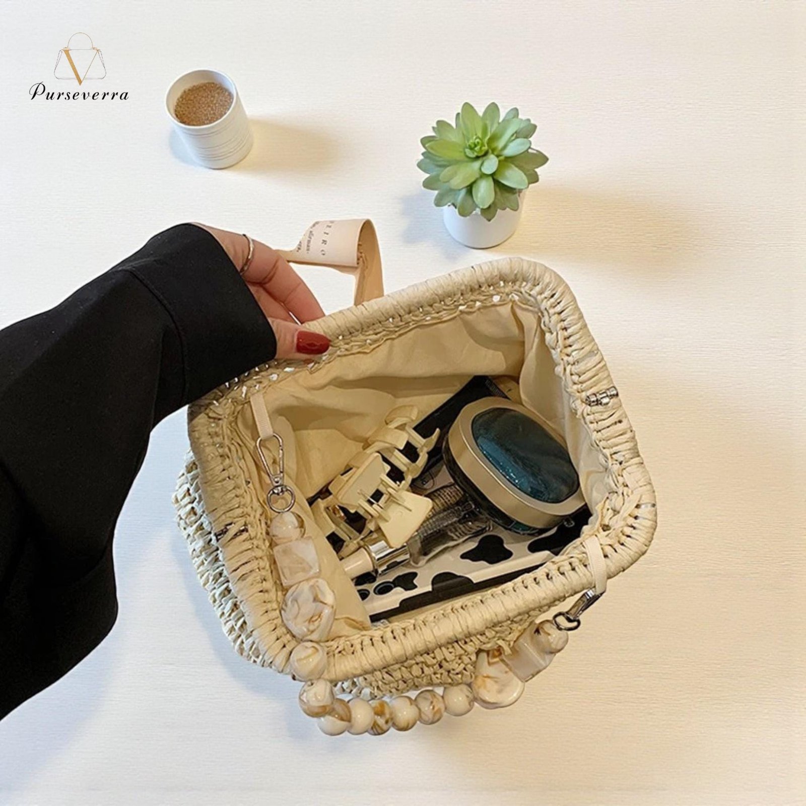 handmade straw handbag | vintage straw purse, wedding clutch, casual shoulder bag, beach bag, travel bag, gift for women handmade straw handbag | vintage straw purse, wedding clutch, casual shoulder bag, beach bag, travel bag, gift for women