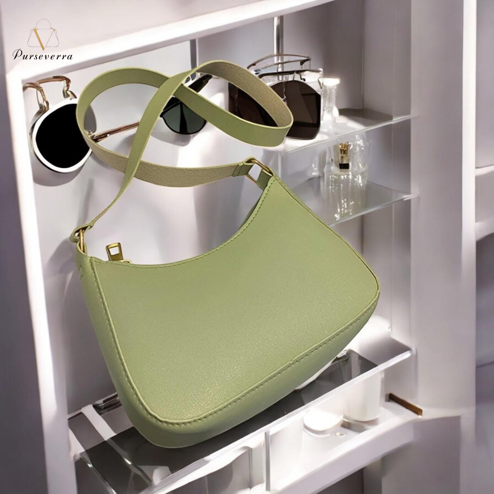 pu leather underarm shoulder bag: retro fashion handbag pu leather underarm shoulder bag: retro fashion handbag