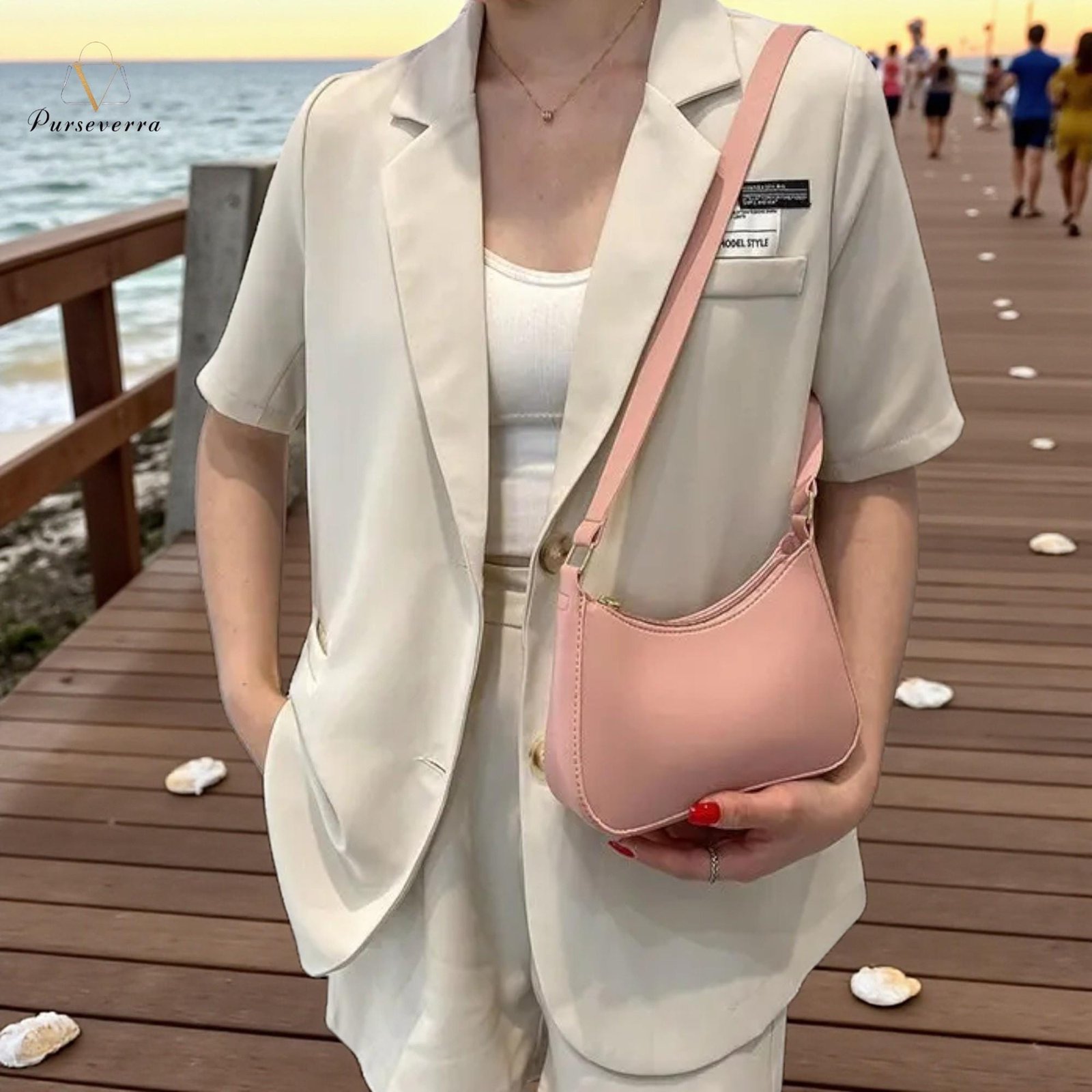 pu leather underarm shoulder bag: retro fashion handbag pu leather underarm shoulder bag: retro fashion handbag