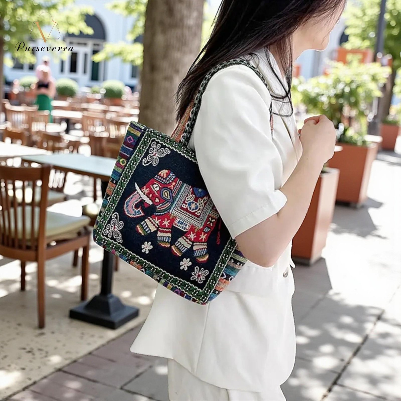 floral embroidered canvas shoulder bag | hand embroidered purse, everyday tote, travel bag, work bag, gift for her floral embroidered canvas shoulder bag | hand embroidered purse, everyday tote, travel bag, work bag, gift for her