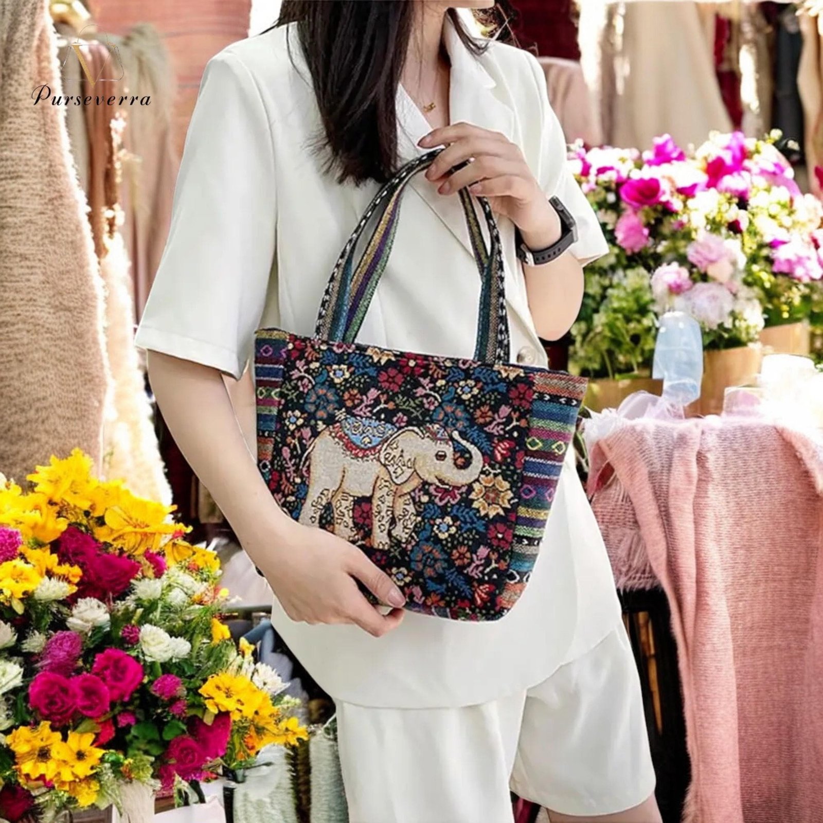 floral embroidered canvas shoulder bag | hand embroidered purse, everyday tote, travel bag, work bag, gift for her floral embroidered canvas shoulder bag | hand embroidered purse, everyday tote, travel bag, work bag, gift for her