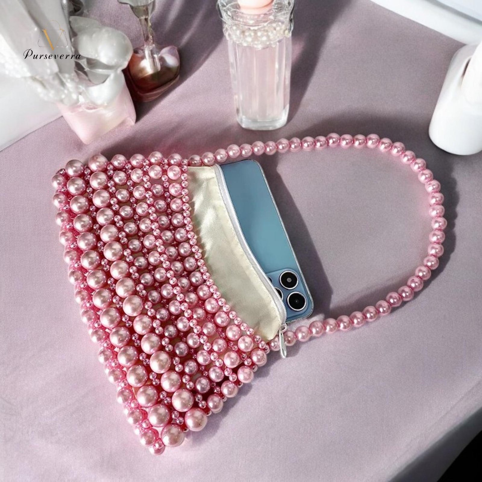 handmade pearl beaded bag, elegant pearl purse for women, wedding clutch, bridesmaid party bag, handmade gift, halloween bag handmade pearl beaded bag, elegant pearl purse for women, wedding clutch, bridesmaid party bag, handmade gift, halloween bag