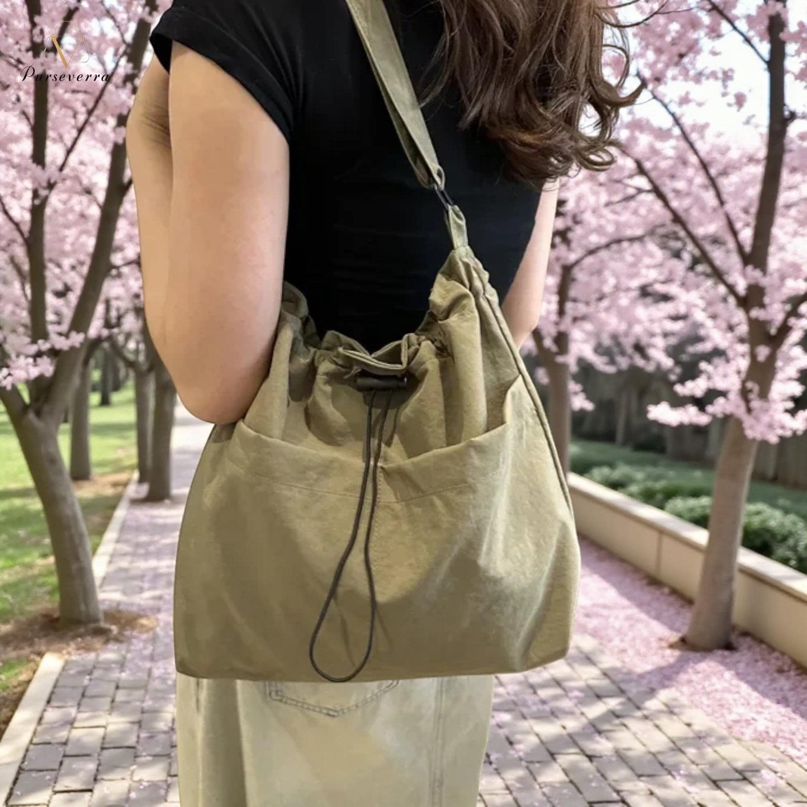 women’s nylon shoulder bag – casual crossbody tote, vintage everyday handbag, black travel purse, gift for her women’s nylon shoulder bag – casual crossbody tote, vintage everyday handbag, black travel purse, gift for her