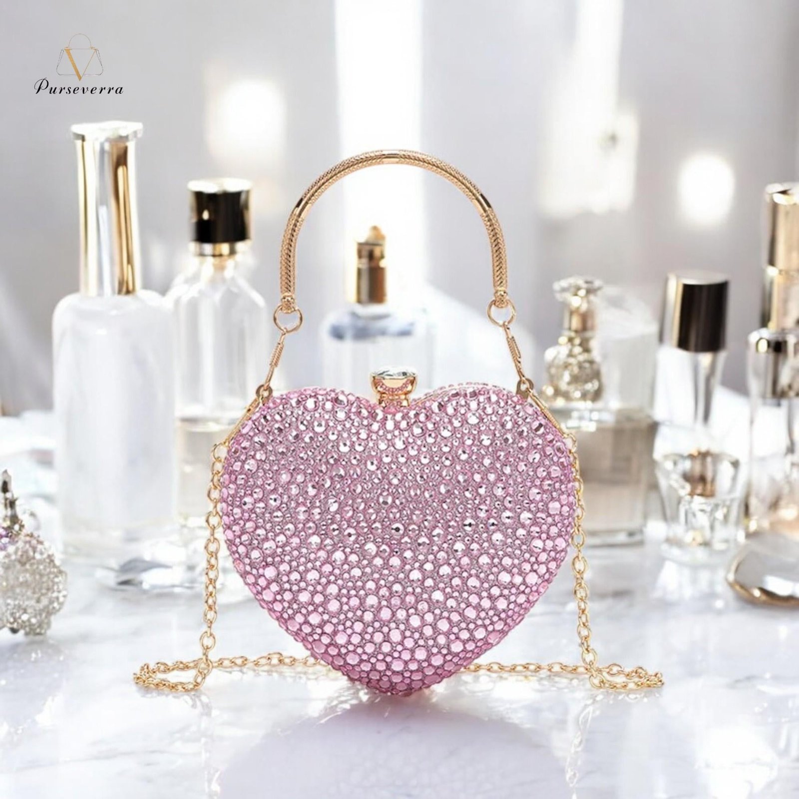 heart shape clutch bag for women | rhinestone metal purse, bridal party handbag, wedding clutch, evening bag, gift for her heart shape clutch bag for women | rhinestone metal purse, bridal party handbag, wedding clutch, evening bag, gift for her