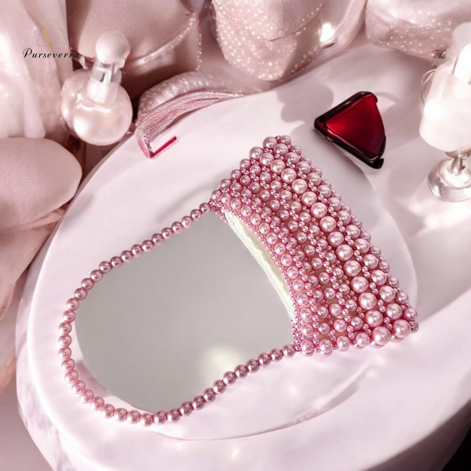 handmade pearl beaded bag, elegant pearl purse for women, wedding clutch, bridesmaid party bag, handmade gift, halloween bag handmade pearl beaded bag, elegant pearl purse for women, wedding clutch, bridesmaid party bag, handmade gift, halloween bag