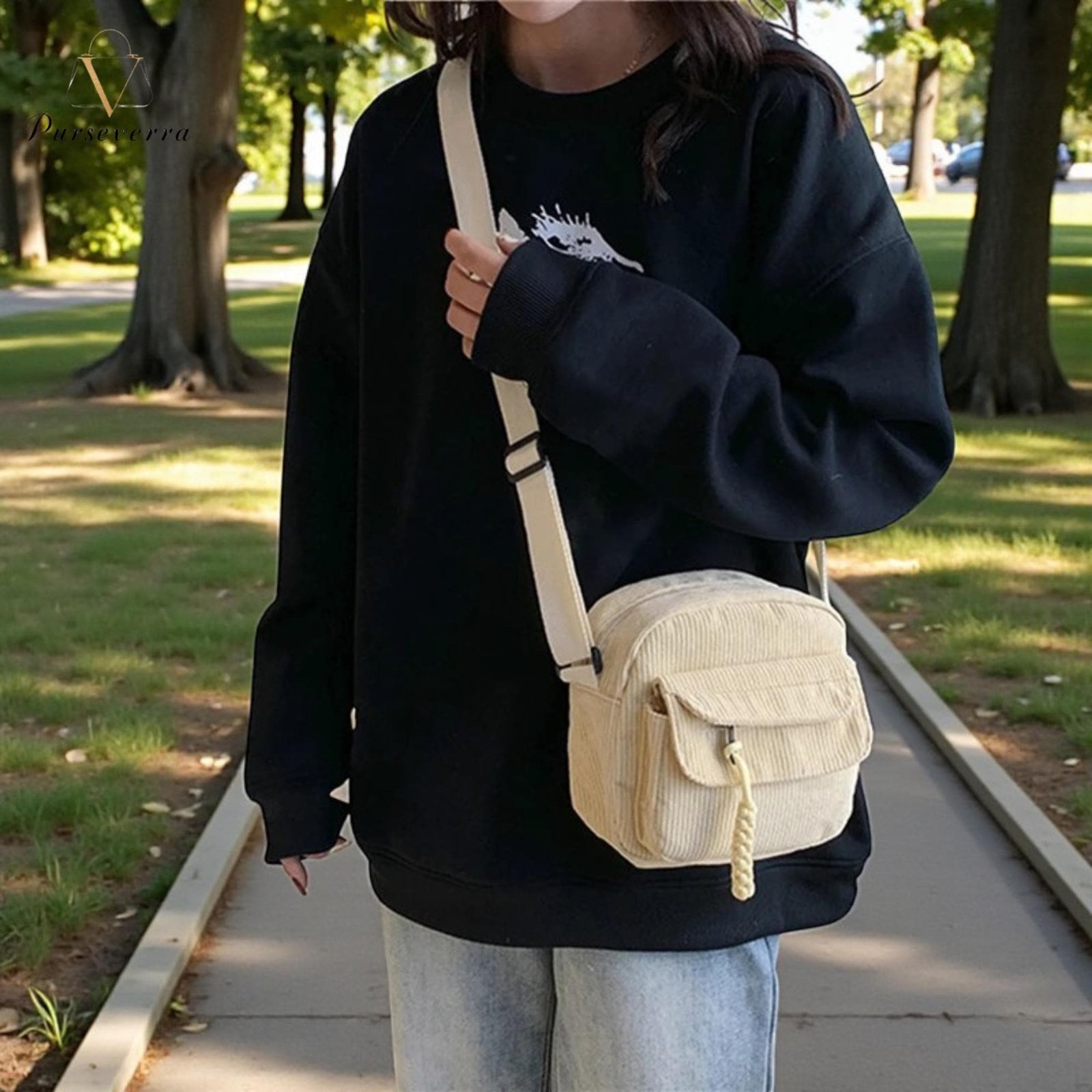 corduroy crossbody bag small leather shoulder bag cute sling messenger bag winter gift for her corduroy crossbody bag small leather shoulder bag cute sling messenger bag winter gift for her