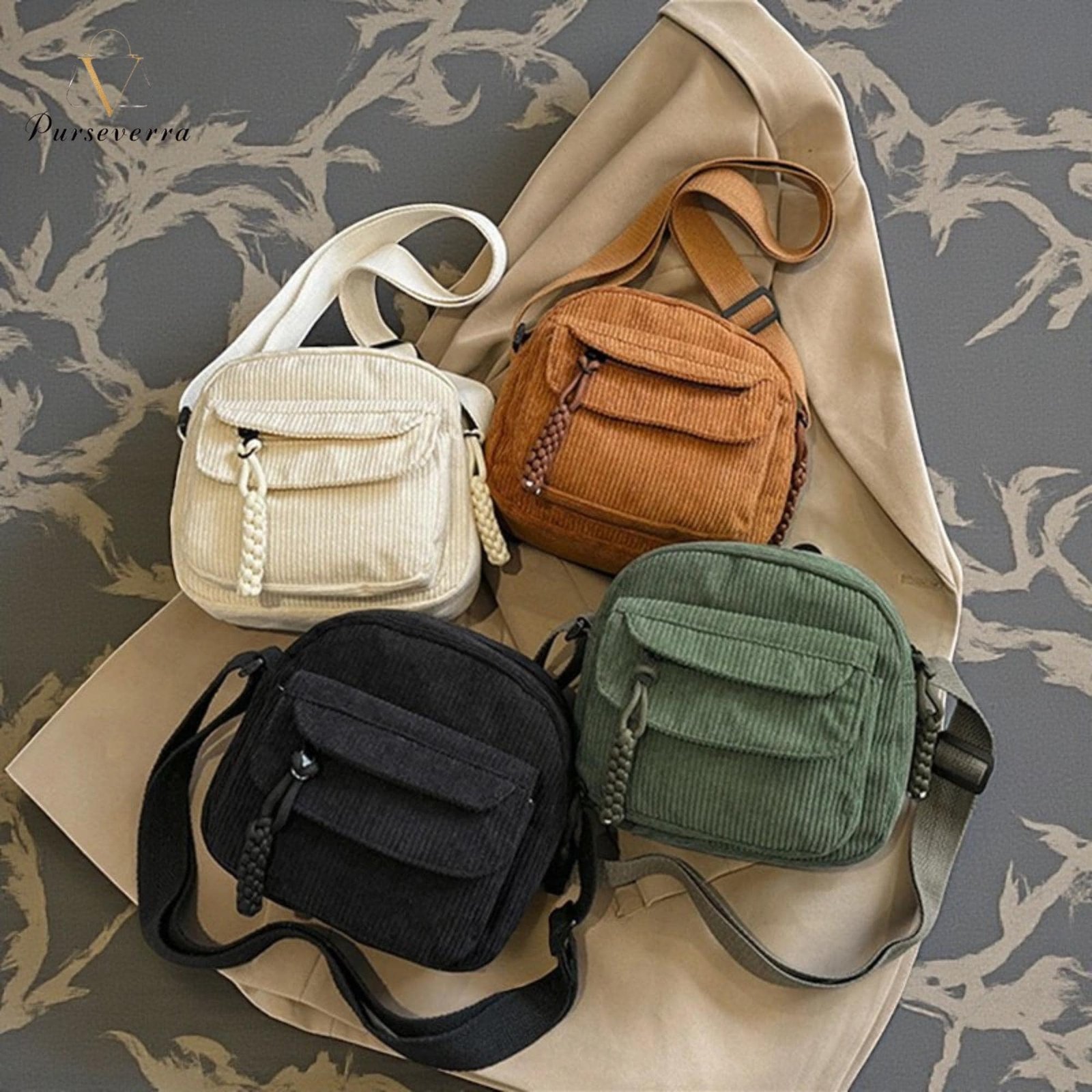 corduroy crossbody bag small leather shoulder bag cute sling messenger bag winter gift for her corduroy crossbody bag small leather shoulder bag cute sling messenger bag winter gift for her